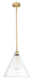 Pendants Glass Down by Innovations ( 405 | 616-1S-BB-GBC-162 Edison ) 