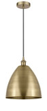 Pendants Metal Shade by Innovations ( 405 | 616-1P-AB-MBD-12-AB Edison ) 
