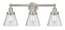 Bathroom Fixtures Three Lights by Innovations ( 405 | 616-3W-SN-G64 Edison ) 