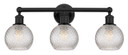 Bathroom Fixtures Three Lights by Innovations ( 405 | 616-3W-BK-G122C-6CL Edison ) 
