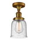 Semi-Flush Mts. Glass Down by Innovations ( 405 | 517-1CH-BB-G54-LED Franklin Restoration ) 