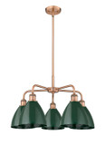 Mid. Chandeliers Glass Down by Innovations ( 405 | 516-5CR-AC-MBD-75-GR Ballston ) 