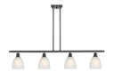 Linear/Island 4 Light + by Innovations ( 405 | 516-4I-BK-G381 Ballston ) 