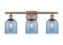 Bathroom Fixtures Three Lights by Innovations ( 405 | 516-3W-AC-G558-6BL Ballston ) 