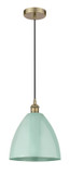 Mini Pendants Glass Down by Innovations ( 405 | 616-1P-AB-MBD-12-SF Edison ) 