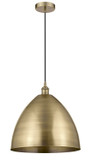 Pendants Metal Shade by Innovations ( 405 | 616-1P-AB-MBD-16-AB-LED Edison ) 