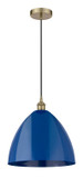 Pendants Metal Shade by Innovations ( 405 | 616-1P-AB-MBD-16-BL Edison ) 