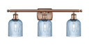 Bathroom Fixtures Three Lights by Innovations ( 405 | 516-3W-AC-G559-5BL Ballston ) 