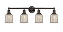 Bathroom Fixtures Four Lights by Innovations ( 405 | 616-4W-OB-G559-5ME Edison ) 