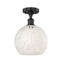 Semi-Flush Mts. Glass Down by Innovations ( 405 | 616-1F-BK-G1216-10WM Edison ) 