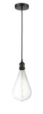 Mini Pendants Cable by Innovations ( 405 | 616-1P-BK-BB164LED Edison ) 