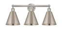 Bathroom Fixtures Three Lights by Innovations ( 405 | 616-3W-SN-MBC-8-SN Edison ) 