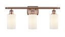 Bathroom Fixtures Three Lights by Innovations ( 405 | 516-3W-AC-G801 Ballston ) 
