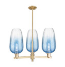 Mid. Chandeliers Glass Up by Innovations ( 405 | 716-3CR-CB-G484-7SB Arcadia ) 