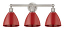 Bathroom Fixtures Three Lights by Innovations ( 405 | 616-3W-SN-MBD-75-RD Edison ) 