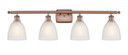 Bathroom Fixtures Four Lights by Innovations ( 405 | 516-4W-AC-G381 Ballston ) 