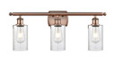 Bathroom Fixtures Three Lights by Innovations ( 405 | 516-3W-AC-G804 Ballston ) 