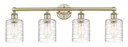 Bathroom Fixtures Four Lights by Innovations ( 405 | 616-4W-AB-G1113 Edison ) 