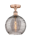 Semi-Flush Mts. Glass Down by Innovations ( 405 | 616-1F-AC-G1213-10SM Edison ) 