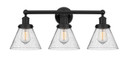 Bathroom Fixtures Two Lights by Innovations ( 405 | 616-3W-BK-G44 Edison ) 
