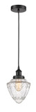 Mini Pendants Glass Down by Innovations ( 405 | 616-1PH-BK-G664-7 Edison ) 