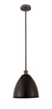 Mini Pendants Metal Shade by Innovations ( 405 | 616-1S-OB-MBD-12-OB Edison ) 