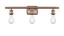 Bathroom Fixtures Three Lights by Innovations ( 405 | 516-3W-AC-LED Ballston ) 