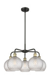 Mid. Chandeliers Glass Down by Innovations ( 405 | 516-5CR-BAB-G122C-8CL Ballston ) 