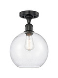 Semi-Flush Mts. Glass Down by Innovations ( 405 | 616-1F-BK-G124-10 Edison ) 