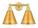 Bathroom Fixtures Two Lights by Innovations ( 405 | 616-2W-SG-MBC-8-SG Edison ) 