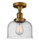 Semi-Flush Mts. Glass Down by Innovations ( 405 | 517-1CH-BB-G74-LED Franklin Restoration ) 