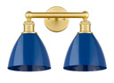 Bathroom Fixtures Two Lights by Innovations ( 405 | 616-2W-SG-MBD-75-BL Edison ) 