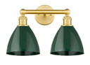 Bathroom Fixtures Two Lights by Innovations ( 405 | 616-2W-SG-MBD-75-GR Edison ) 