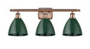 Bathroom Fixtures Three Lights by Innovations ( 405 | 516-3W-AC-MBD-75-GR Ballston ) 