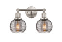 Bathroom Fixtures Two Lights by Innovations ( 405 | 616-2W-SN-G1213-6SM Edison ) 
