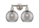Bathroom Fixtures Two Lights by Innovations ( 405 | 616-2W-SN-G1213-8SM Edison ) 