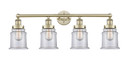 Bathroom Fixtures Four Lights by Innovations ( 405 | 616-4W-AB-G182 Edison ) 
