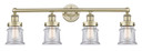 Bathroom Fixtures Four Lights by Innovations ( 405 | 616-4W-AB-G182S Edison ) 