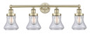 Bathroom Fixtures Four Lights by Innovations ( 405 | 616-4W-AB-G192 Edison ) 