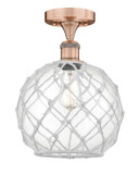 Semi-Flush Mts. Glass Down by Innovations ( 405 | 616-1F-AC-G122-10RW Edison ) 