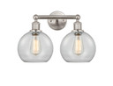 Bathroom Fixtures Two Lights by Innovations ( 405 | 616-2W-SN-G122-8 Edison ) 