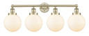 Bathroom Fixtures Four Lights by Innovations ( 405 | 616-4W-AB-G201-8 Edison ) 