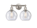 Bathroom Fixtures Two Lights by Innovations ( 405 | 616-2W-SN-G124-8 Edison ) 
