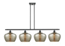 Linear/Island 4 Light + by Innovations ( 405 | 516-4I-BK-G96-L-LED Ballston ) 