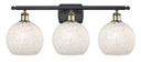 Bathroom Fixtures Three Lights by Innovations ( 405 | 516-3W-BAB-G1216-8WM Ballston ) 