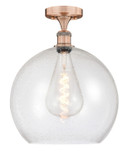 Semi-Flush Mts. Glass Down by Innovations ( 405 | 616-1F-AC-G124-14 Edison ) 