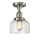 Semi-Flush Mts. Glass Down by Innovations ( 405 | 517-1CH-SN-G72-LED Franklin Restoration ) 
