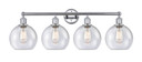 Bathroom Fixtures Four Lights by Innovations ( 405 | 616-4W-PC-G124-8 Edison ) 