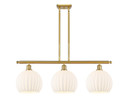 Linear/Island 3 Light Bar by Innovations ( 405 | 516-3I-SG-G1217-10WV Ballston ) 