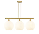 Linear/Island 3 Light Bar by Innovations ( 405 | 516-3I-SG-G1217-12WV Ballston ) 